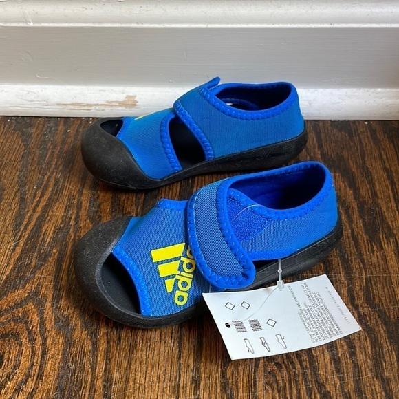 NWT Adidas AltaVenture 1 Swim Sandals Blue - Picture 1 of 3
